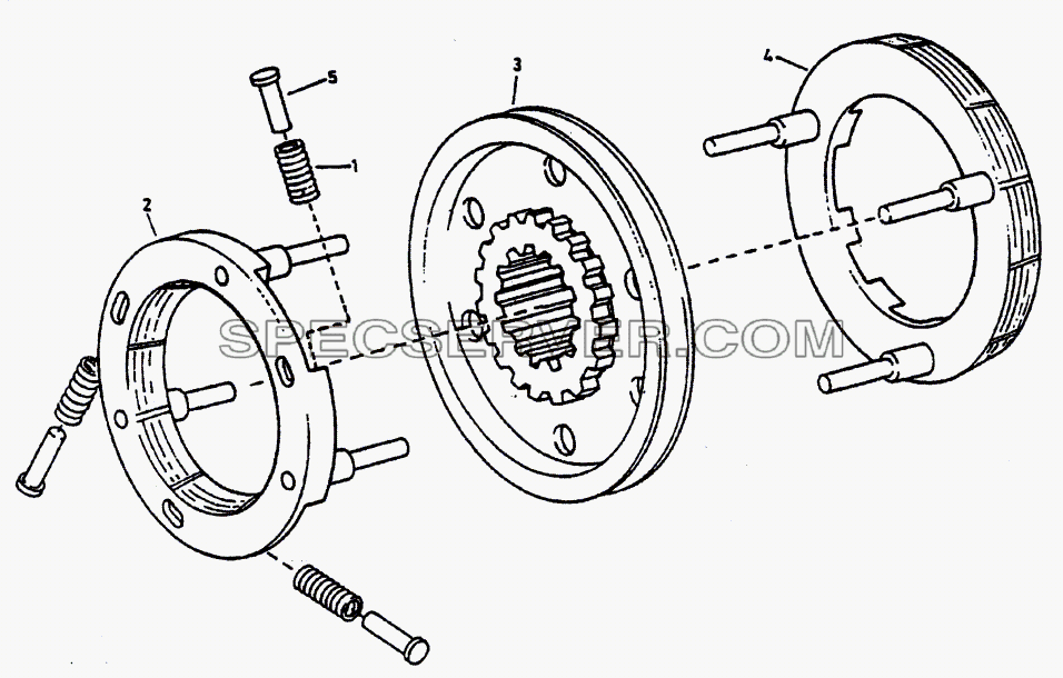 Сихронизатор Fuller для Howo cnhtc-huaxin (список запасных частей)