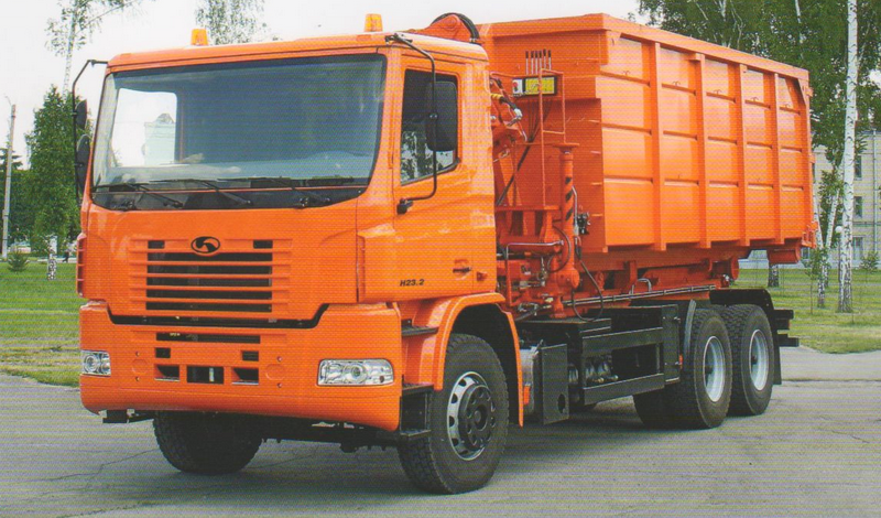 Автомобиль-мусоровоз (КрАЗ-К16.2) - технические характеристики