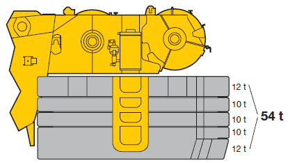 Противовес автокрана Liebherr LTM 1220-5.2 Противовес автокрана Liebherr LTM 1220-5.2