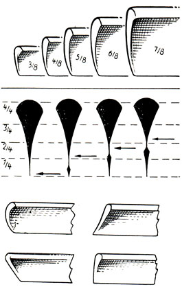 Рис. 41. Различные формы бритв