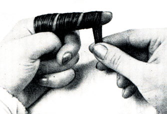 Рис. 220. Аккуратно, плоско оформленная прядь
