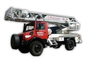 Автолестница пожарная АЛ-30 Mercedes-Benz Unimog U 5000