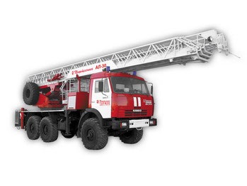 Автолестница пожарная АЛ-30 КамАЗ-43114