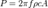 Описание: P=2\pi f\rho cA