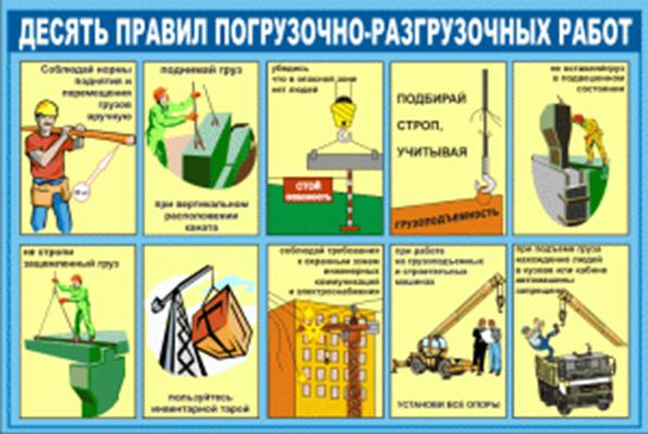 Правила погрузочно-разгрузочных работ