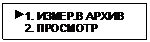Подпись:  1. ИЗМЕР.В АРХИВ
    2. ПРОСМОТР
