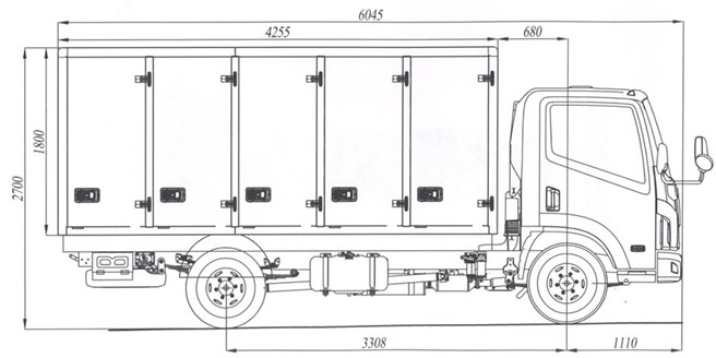 Автофургон хлебный NAVECO C300
