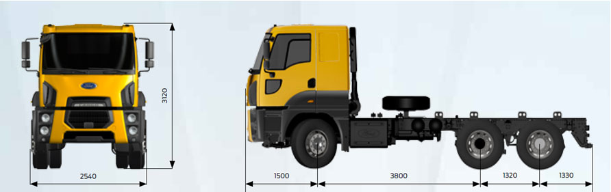 FORD TRUCKS 2533D LR 