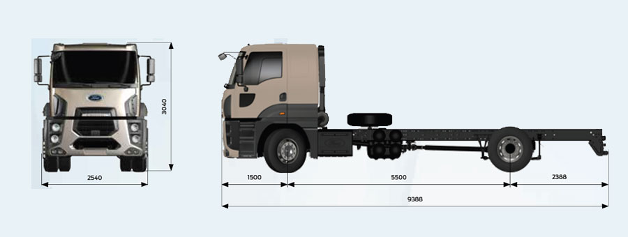 FORD TRUCKS 1833 LR