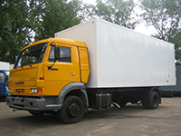Среднетоннажный грузовик kamaz-4308.