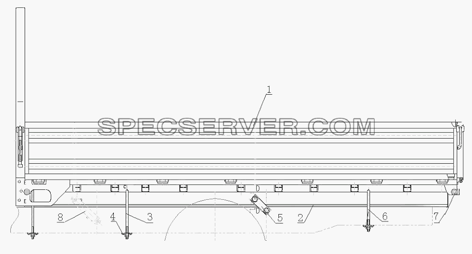 Платформа грузовая для BAW-33463 Tonik (список запасных частей)
