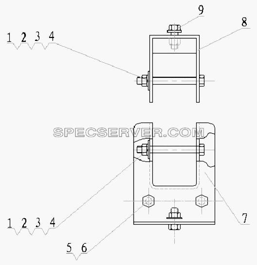 Подвеска двигателя для BAW-33463 Tonik (список запасных частей)