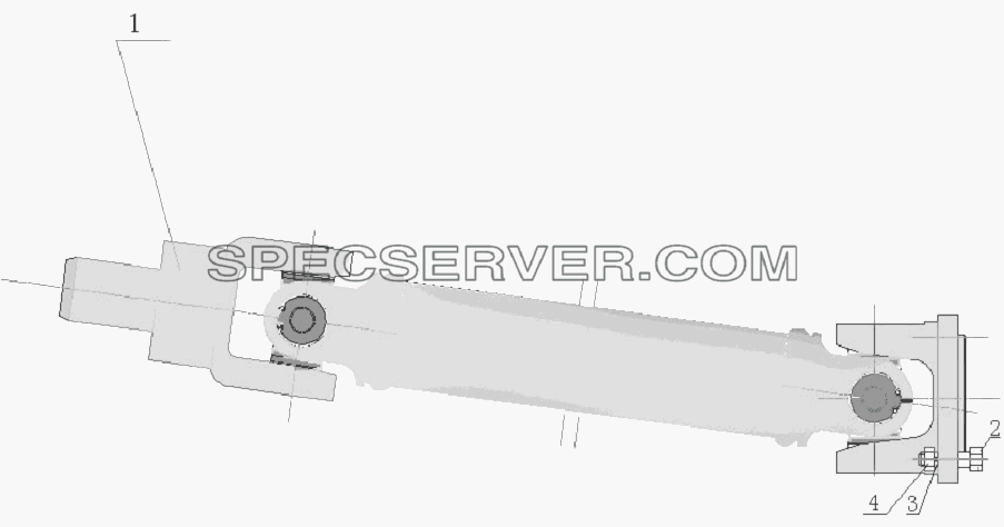 Вал карданный для BAW-33463 Tonik (список запасных частей)