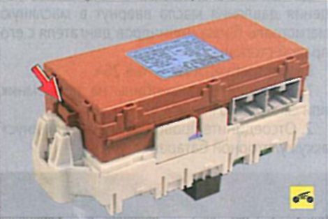 Снятие и установка блока системы ETACS
