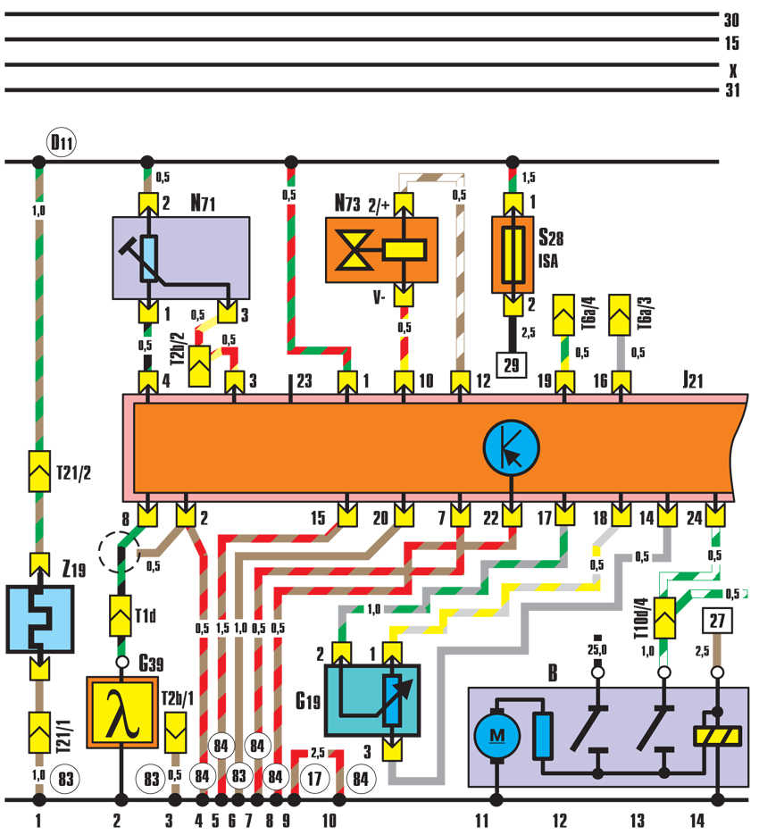 Устройство впрыска KE-Jetronic Ауди 100