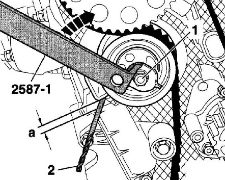 3.4.2 Снятие и установка зубчатого ремня Audi A4