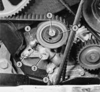 2.13 Работы над зубчатым ремнем ГРМ Audi 80