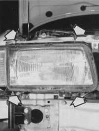 16.4 Снятие фар Audi 80