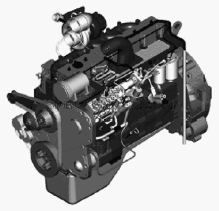 Двигатель в сборе для DFL-3251A (список запасных частей)