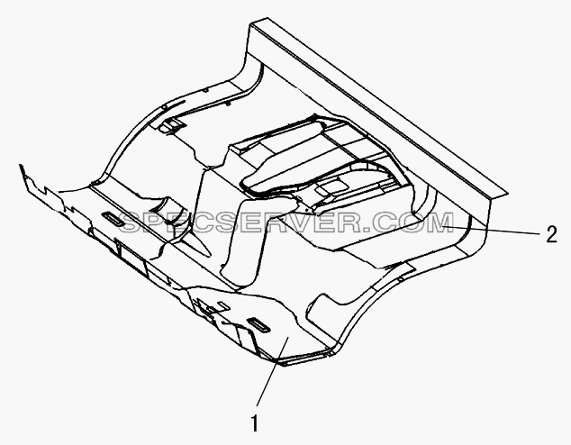 Коврики кабины для EQ-1074 (список запасных частей)