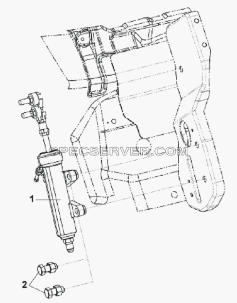 1604A-C0100 Главный цилиндр сцепления для DFL-3251A Euro3 (список запасных частей)