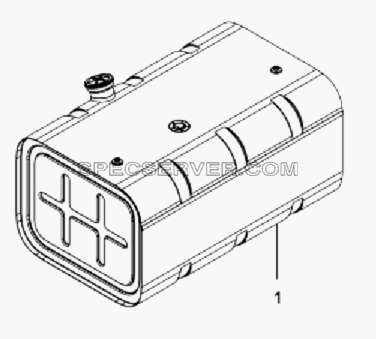 1101F-T0400 Топливный бак для DFL-3251A Euro3 (список запасных частей)