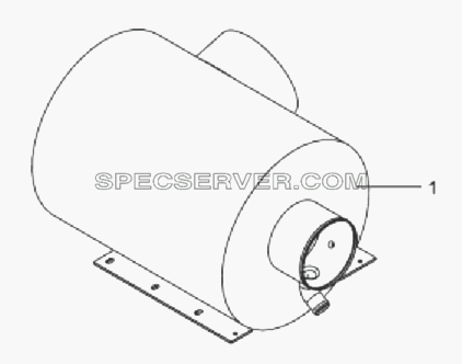 1109A1-ZD2A Воздушный фильтр двигателя для DFL-3251A Euro3 (список запасных частей)