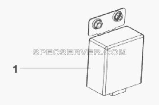 3819A-C0100 Многофункциональный звуковой сигнал (зуммер) для DFL-3251AXA Euro3 (список запасных частей)