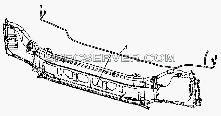 3724N-C0100 Пучок проводов бампера для DFL-3250A1-K09-003-01 (список запасных частей)