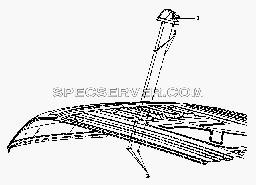 3731A-C0100 Передние габаритные фонари и фонари знака автопоезда для DFL-3250A1-K09-003-01 (список запасных частей)