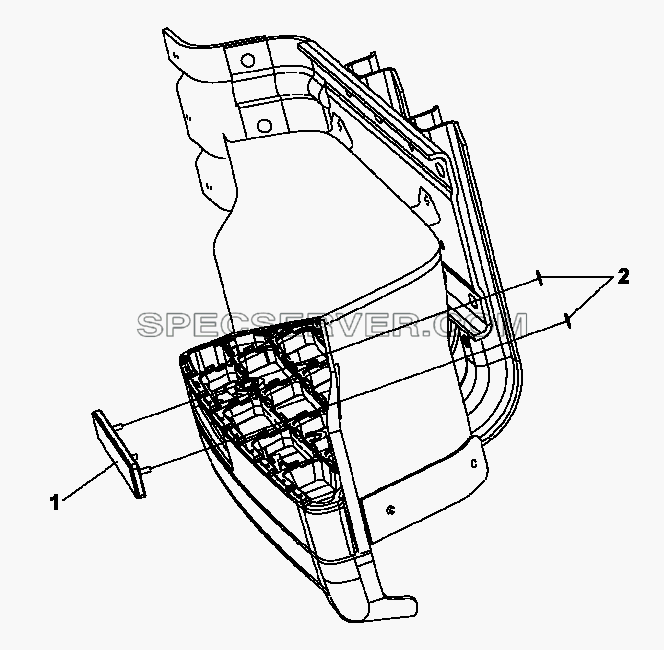 3763A-C0100 Светоотражатель для DFL-3250A1-K09-003-01 (список запасных частей)