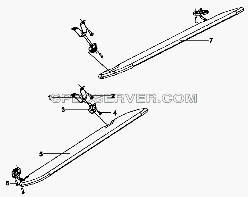 8204A-C0100 Солнцезащитный козырек для DFL-3250A1-K09-003-01 (список запасных частей)