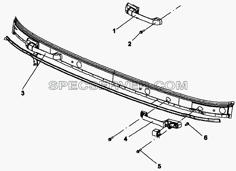 8211A-C0101 Наружные передние поручни для DFL-3250A1-K09-003-01 (список запасных частей)