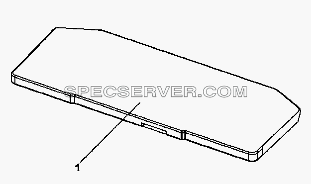 7600A-C0100 Спальная полка для DFL-3250A1-K09-003-01 (список запасных частей)