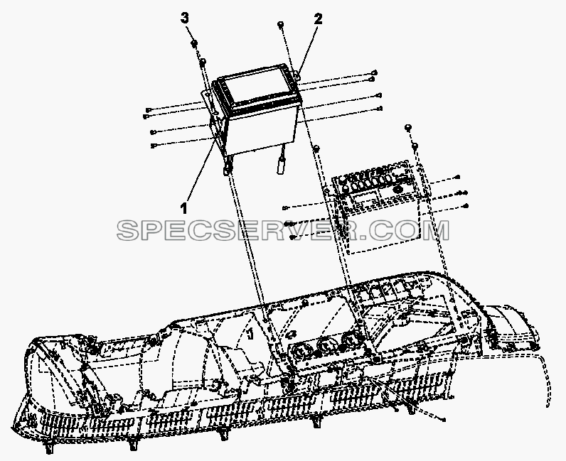 7920A-C0101 Навигатор GPS для DFL-3250A1-K09-003-01 (список запасных частей)