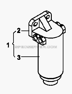 1105A-K0903 Топливный фильтр предварительной очистки для DFL-3250A1-K09-003-01 (список запасных частей)