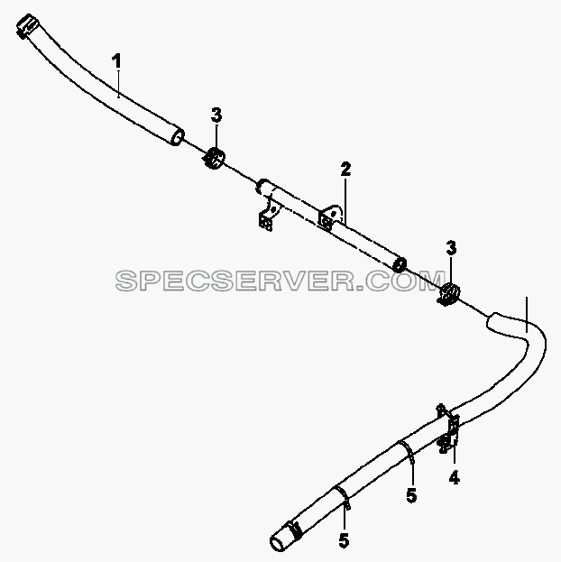 1109L-K0903 Воздухопроводы компрессора для DFL-3250A1-K09-003-01 (список запасных частей)