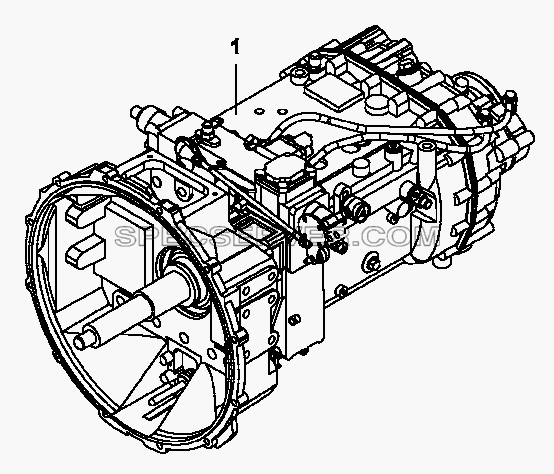 1700010-K0900 Коробка передач в сборе для DFL-3250A1-K09-003-01 (список запасных частей)