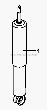 2921A-K0100 Амортизатор передней подвески для DFL-3250A1-K09-003-01 (список запасных частей)