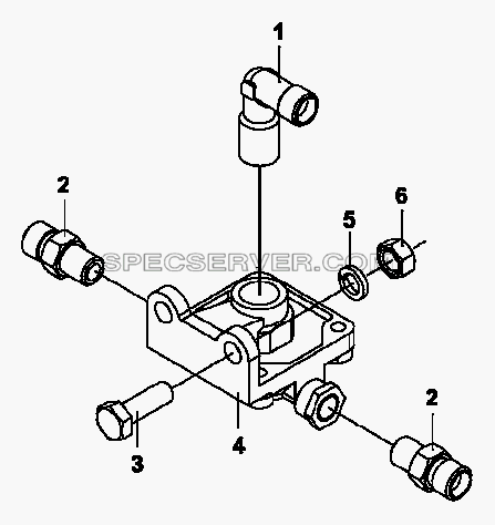 3533A4-06  Разгрузочный клапан для DFL-3250A1-K09-003-01 (список запасных частей)