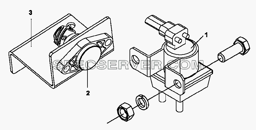 3735B-K0902 Реле стартера для DFL-3250A1-K09-003-01 (список запасных частей)