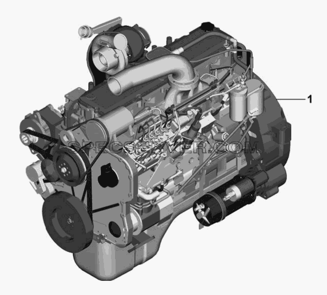 Engine Assembly для L3251A3 (вара.) (список запасных частей)