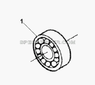 Transmission First Front Bearing для L3251A3 (вара.) (список запасных частей)