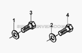 Flywheel Installation Subassembly для L3251A3 (вара.) (список запасных частей)