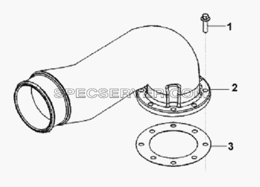 Air Inlet Connection Subassembly для L3251A3 (вара.) (список запасных частей)