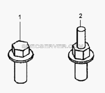 Engine Lifting Lug Installation Subassembly для L3251A3 (вара.) (список запасных частей)