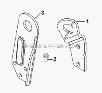 Engine Lifting Lug Subassembly для L3251A3 (вара.) (список запасных частей)