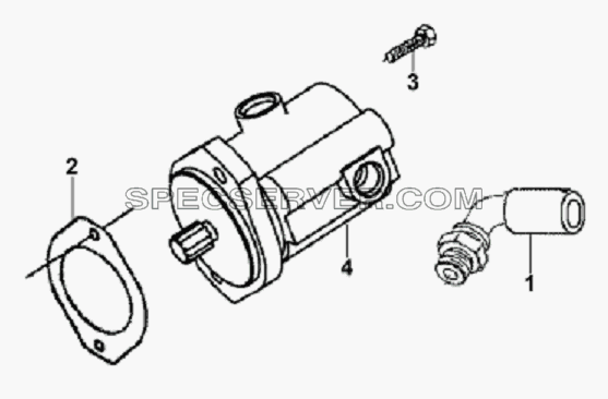 Hydraulic Steering Pump Subassembly для L3251A3 (вара.) (список запасных частей)