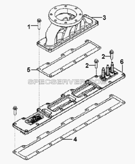 Intake Manifold Subassembly для L3251A3 (вара.) (список запасных частей)