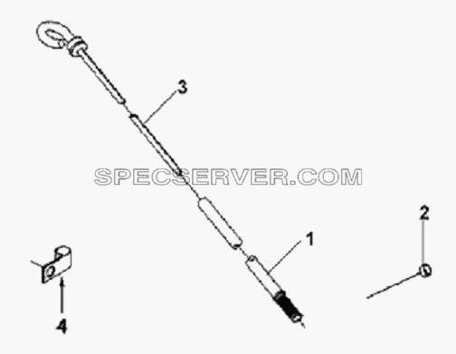 Oil Level Gauge Subassembly для L3251A3 (вара.) (список запасных частей)